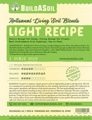 Build-a-Soil Light Recipe Soil